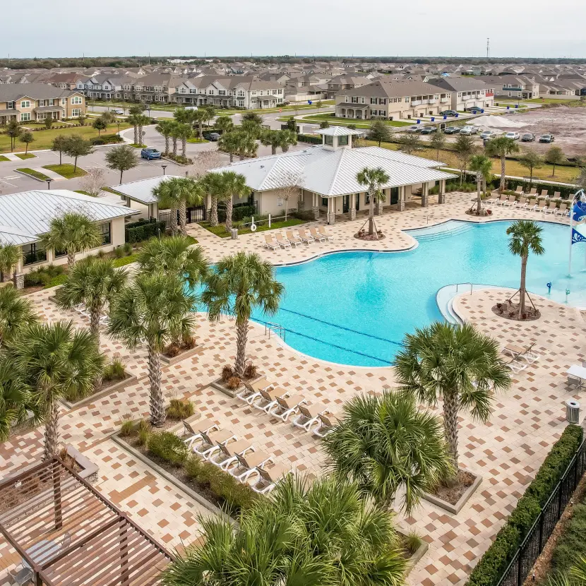 Resort style pool