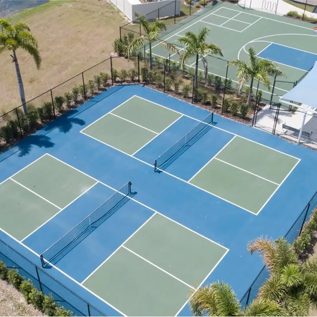 Tennis courts